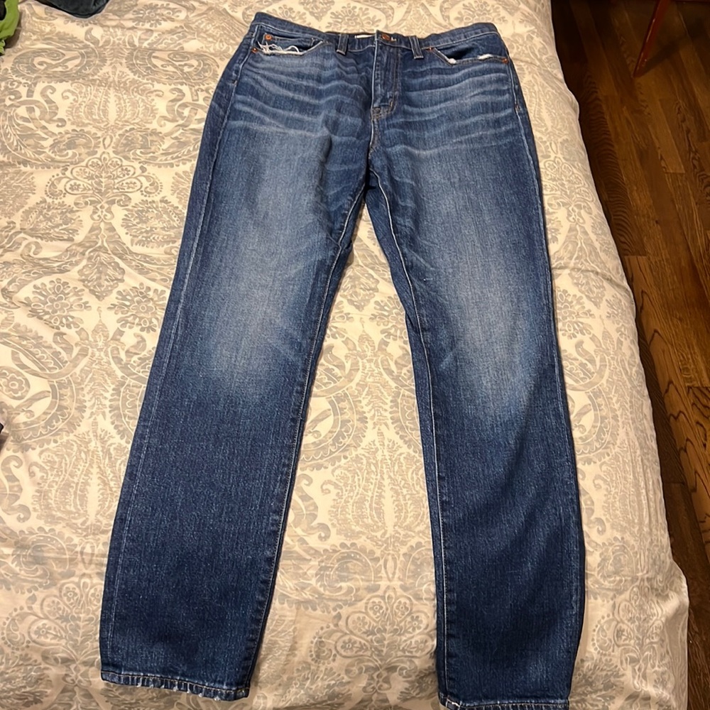 Madewell High-Rise Slim Boyfriend Jeans